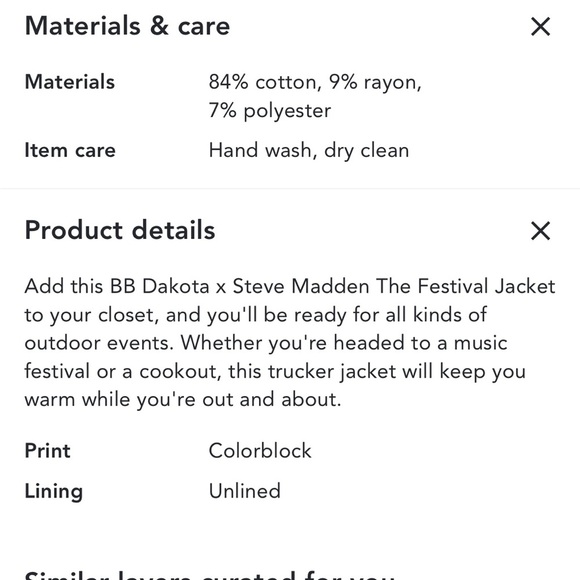 BB Dakota X Steve Madden The Festival Denim Trucker Jacket - Picture 16 of 16